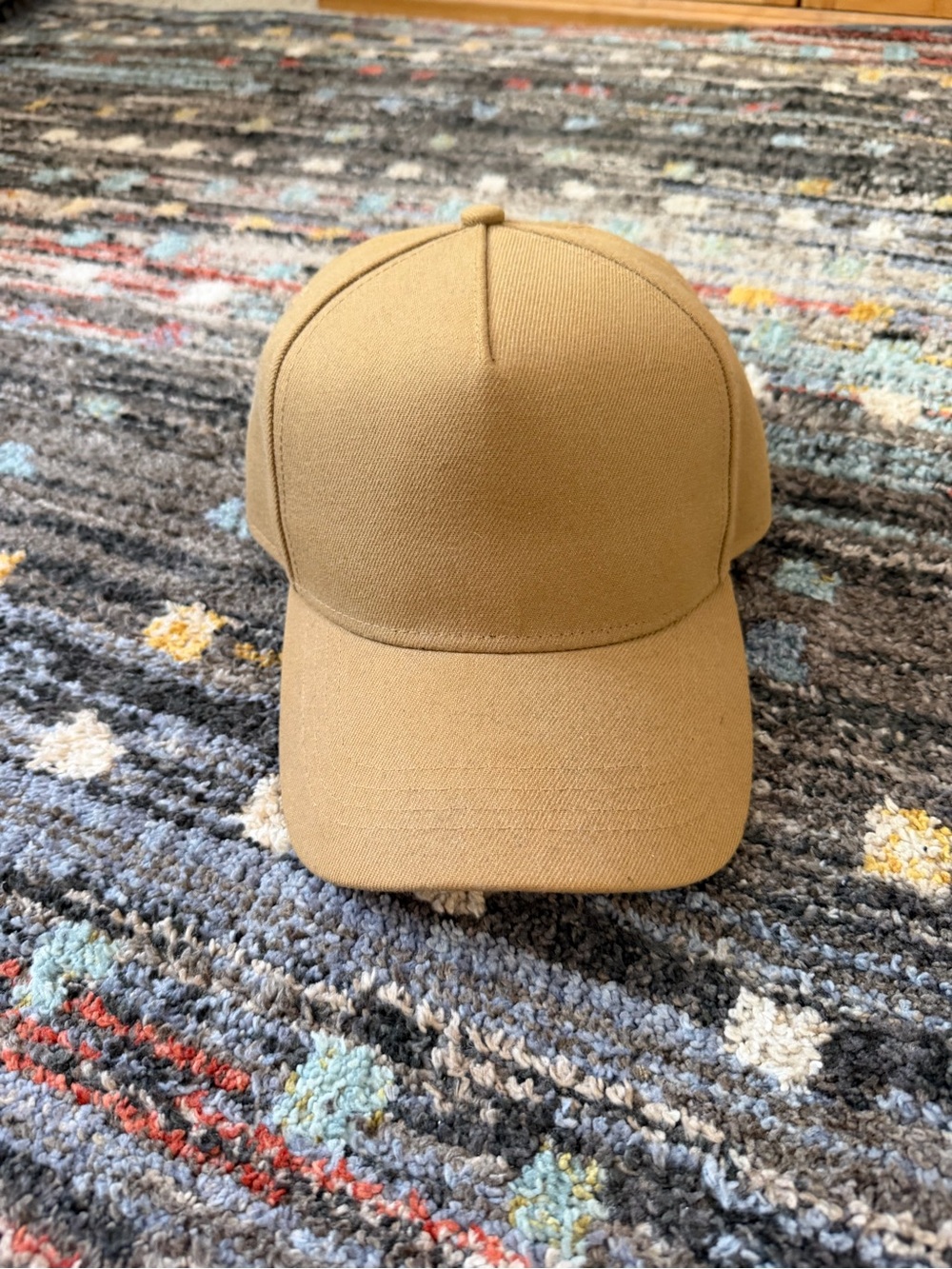 Lids Men's Solid Tan Baseball Cap
